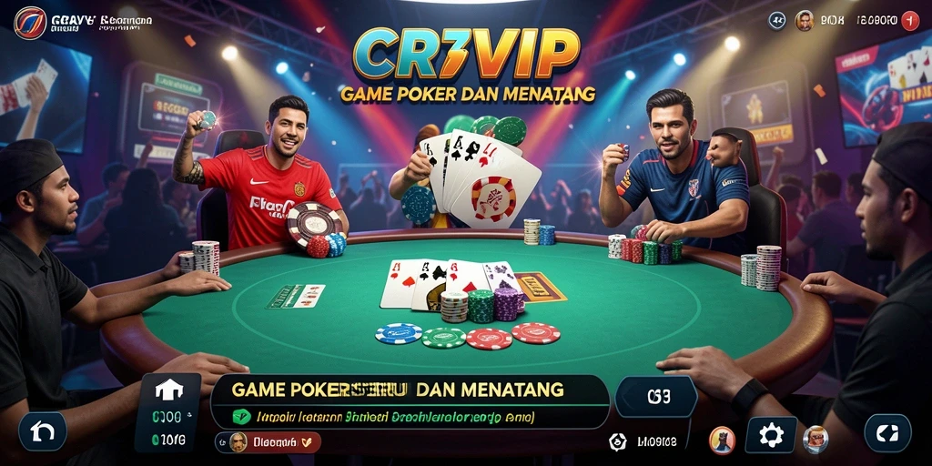 Tampilan gameplay seru di CR7VIP dengan pemain dari seluruh dunia.