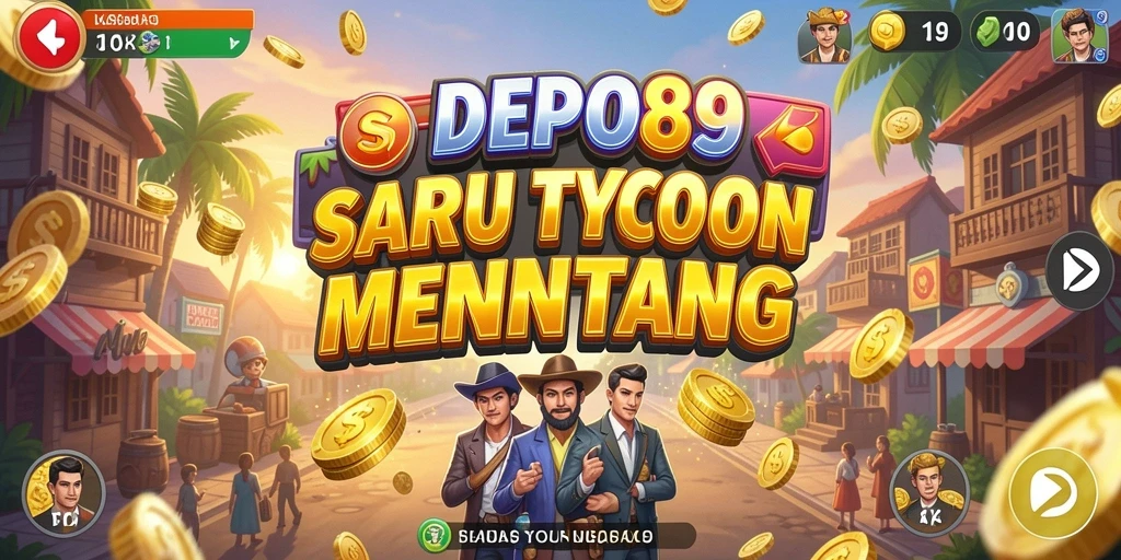 Screenshot menampilkan gameplay seru DEPO89 dengan elemen Tycoon.