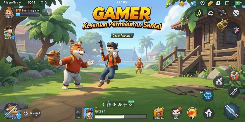 Screenshot GAMERP menampilkan gameplay seru dan penuh tantangan.