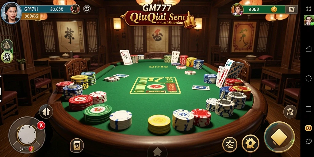 Tampilan gameplay menarik dari game QiuQiu GM777.