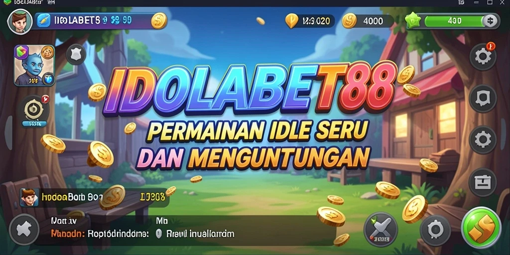 Tampilan gameplay menarik dari IDOLABET88 yang menyenangkan dan santai.
