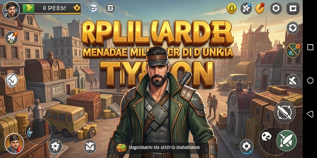 Screenshot gameplay RP888 yang menunjukkan keseruan membangun empire Tycoon.
