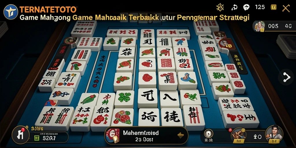 Tampilan gameplay Mahjong yang seru dalam TERNATETOTO.